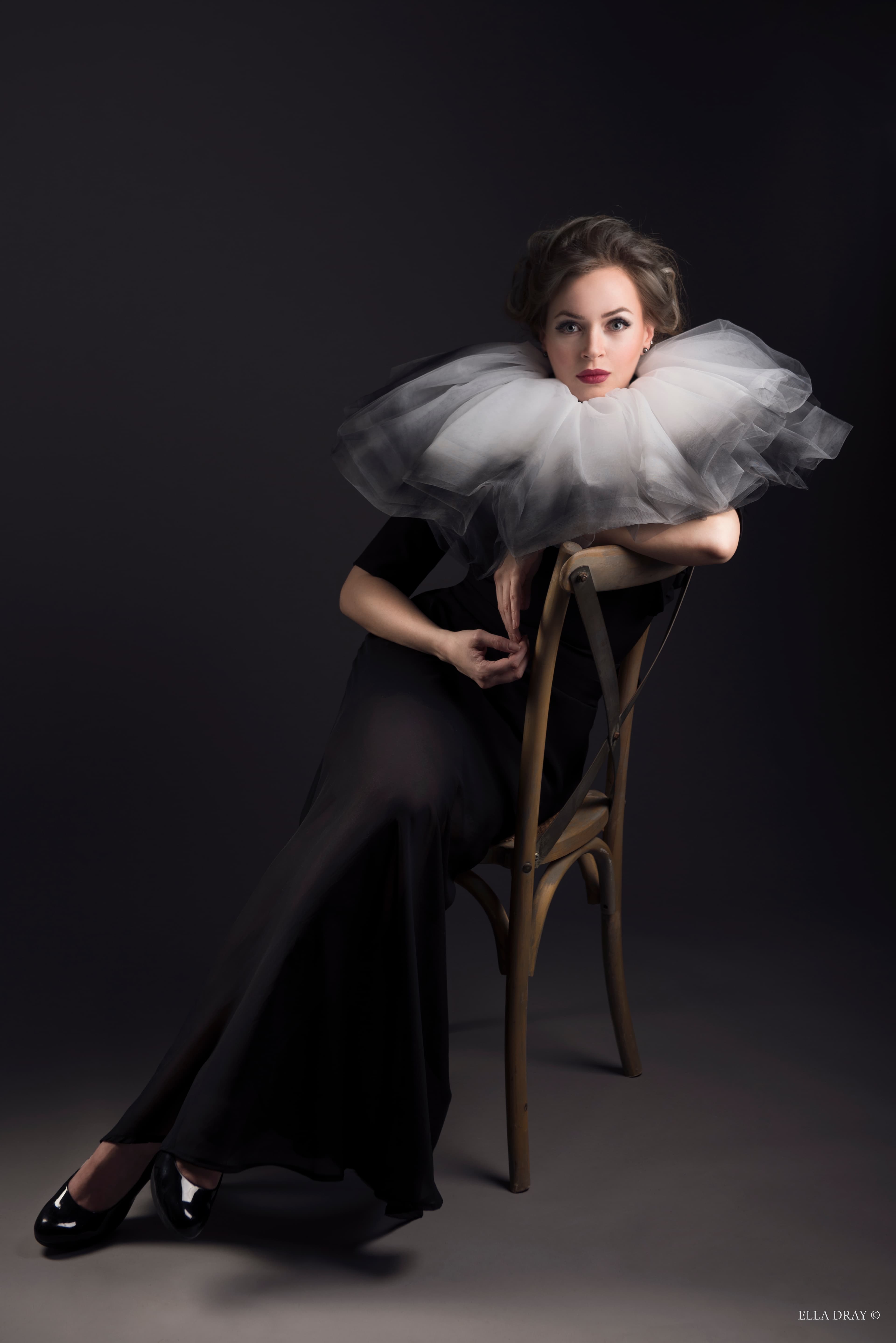 Veronika brook photo shoot in black